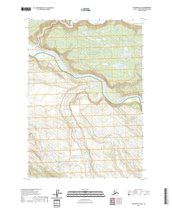 McCarthy B-6 SW, AK — USGS 7.5-minute topo (2023)