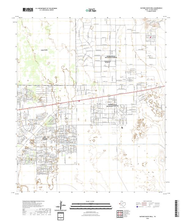 Nations South Well, TX — USGS 7.5-minute topo (2022)