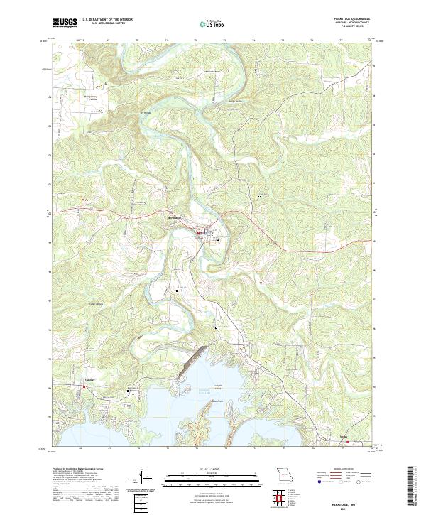 Hermitage, MO — USGS 7.5-minute topo (2021)