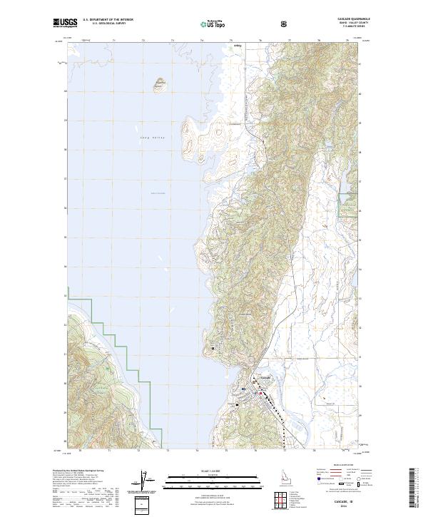 Cascade, ID — USGS 7.5-minute topo (2024)