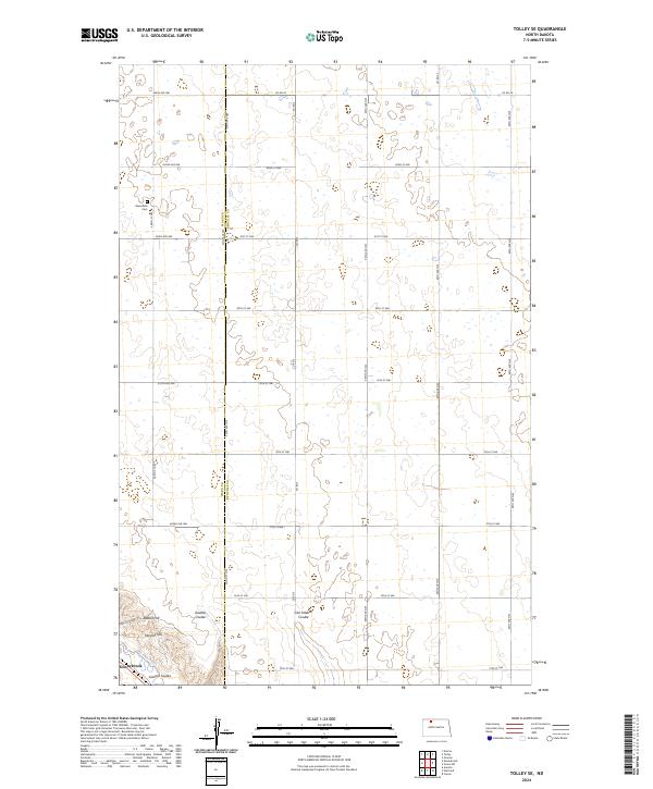 Tolley SE, ND — USGS 7.5-minute topo (2024)