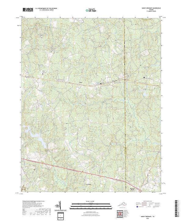 Smoky Ordinary, VA — USGS 7.5-minute topo (2022)