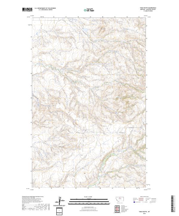 Table Butte, MT — USGS 7.5-minute topo (2024)