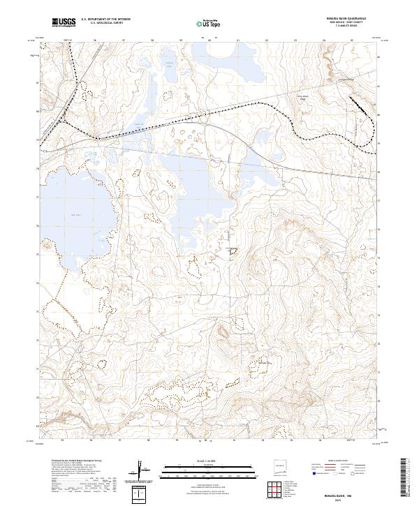 Remuda Basin, NM — USGS 7.5-minute topo (2023)