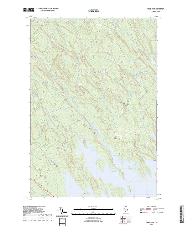 Tomah Ridge, ME — USGS 7.5-minute topo (2024)