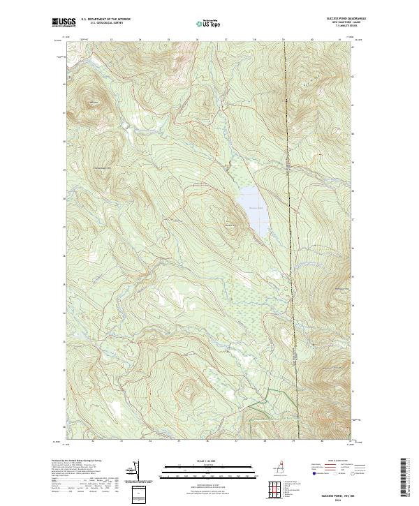 Success Pond, NH-ME — USGS 7.5-minute topo (2024)