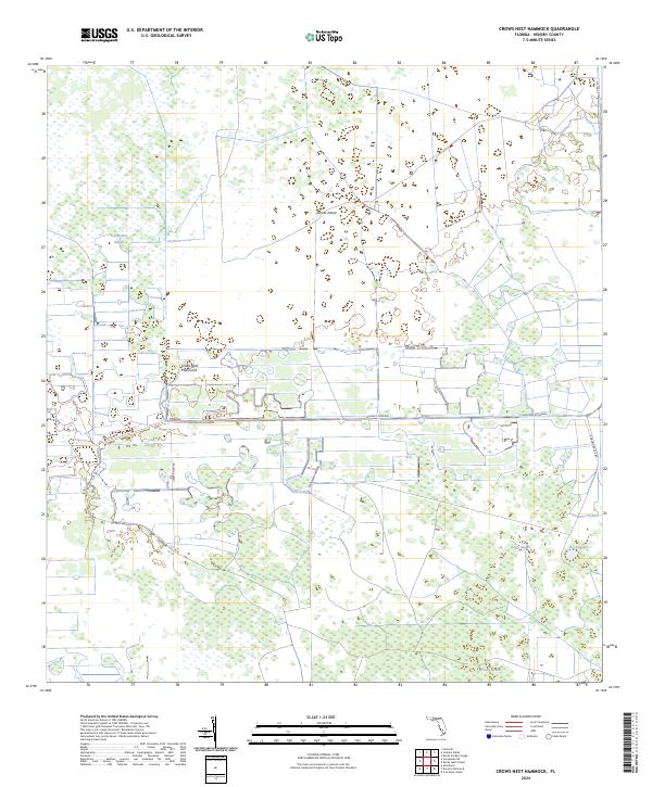 Crows Nest Hammock, FL — USGS 7.5-minute topo (2024)
