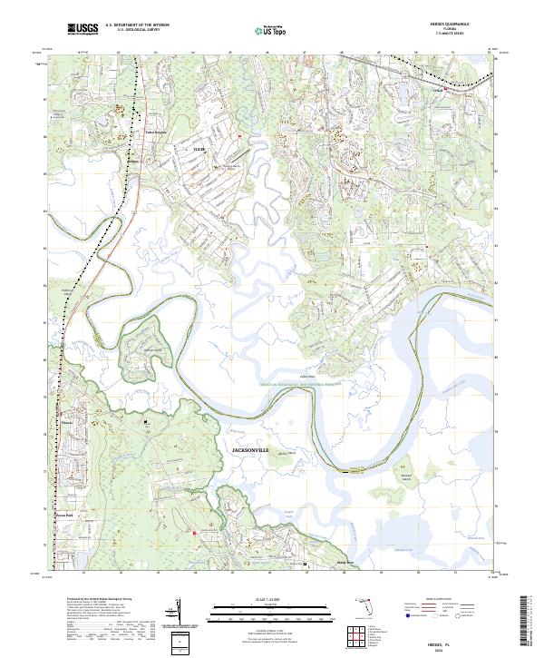 Hedges, FL — USGS 7.5-minute topo (2024)