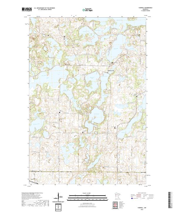 Farwell, MN — USGS 7.5-minute topo (2022)