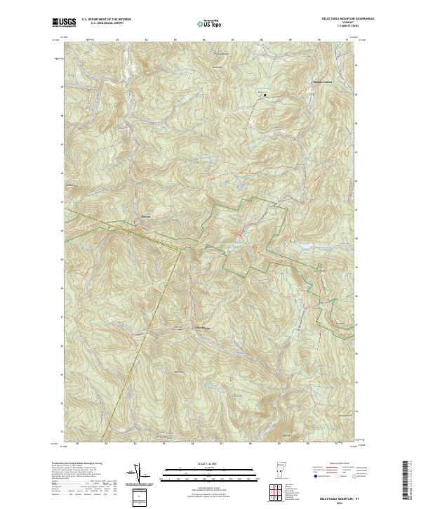 Delectable Mountain, VT — USGS 7.5-minute topo (2024)