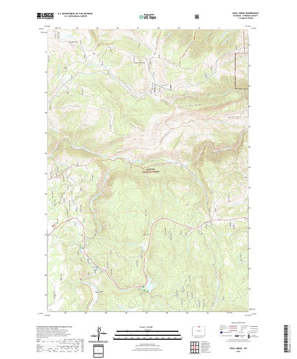 Skull Ridge, WY — USGS 7.5-minute topo (2021)