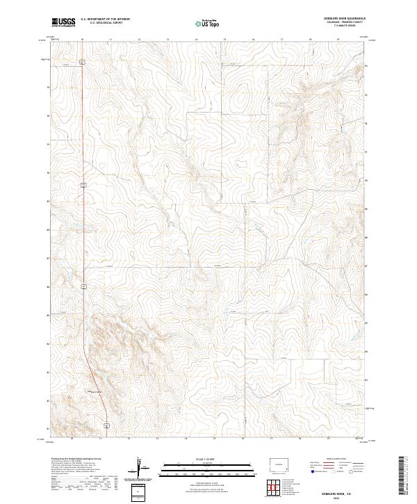Gobblers Knob, CO — USGS 7.5-minute topo (2022)