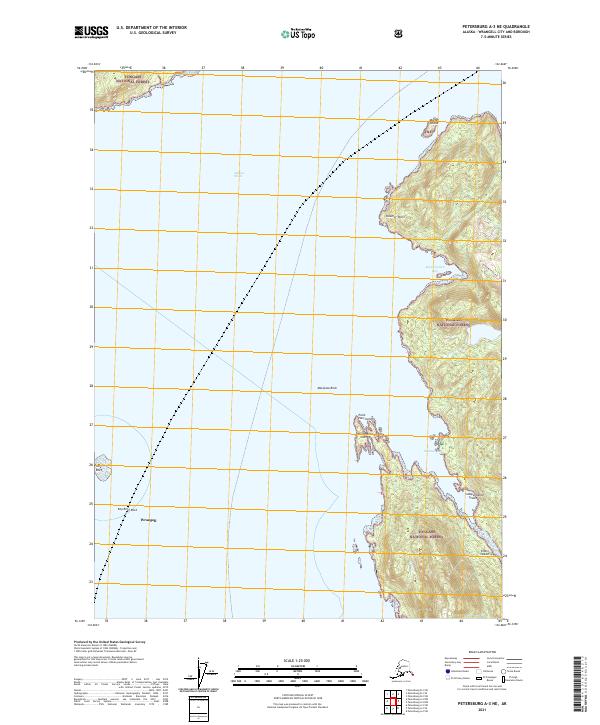 Petersburg A-3 NE, AK — USGS 7.5-minute topo (2021)
