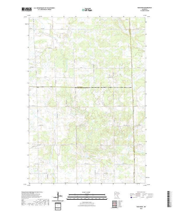 Rum River, MN — USGS 7.5-minute topo (2022)