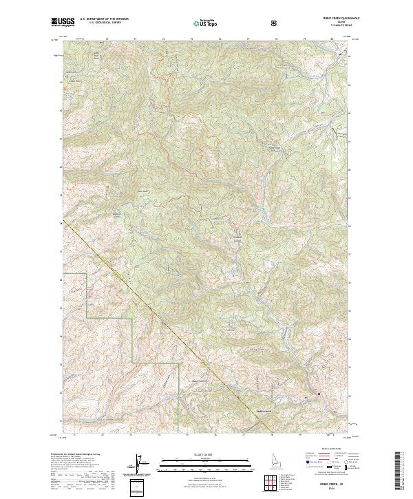 Robie Creek, ID — USGS 7.5-minute topo (2024)