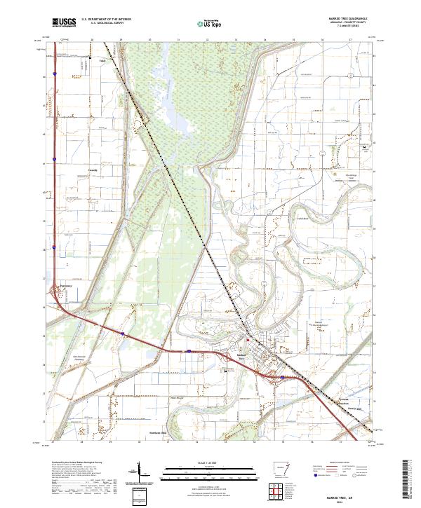Marked Tree, AR — USGS 7.5-minute topo (2024)