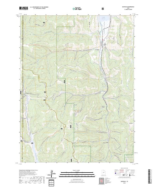 Scofield, UT — USGS 7.5-minute topo (2023)