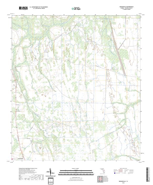 Kenansville, FL — USGS 7.5-minute topo (2024)