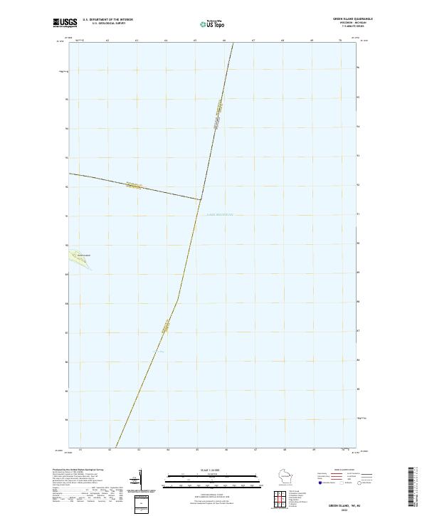 Green Island, WI-MI — USGS 7.5-minute topo (2022)