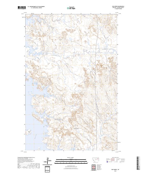 Bug Creek, MT — USGS 7.5-minute topo (2024)