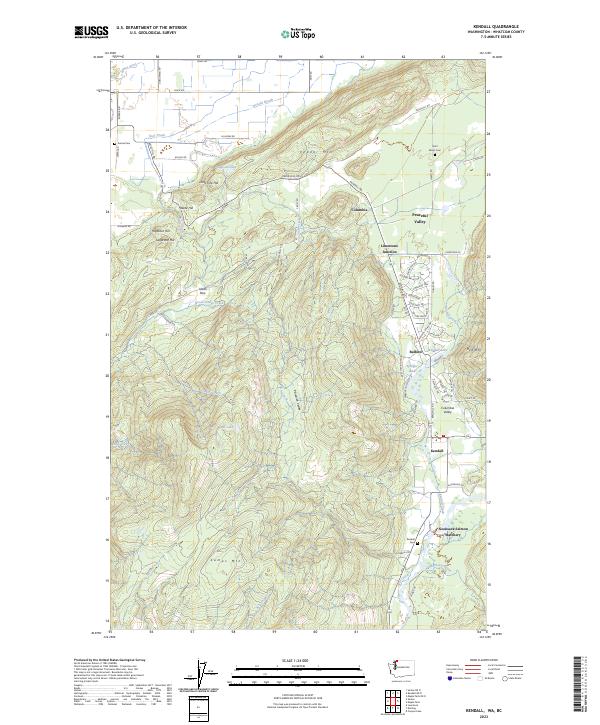 Kendall, WA-BC — USGS 7.5-minute topo (2023)