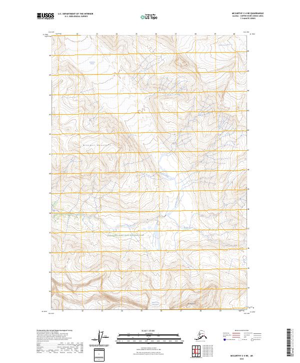 McCarthy C-4 NE, AK — USGS 7.5-minute topo (2023)