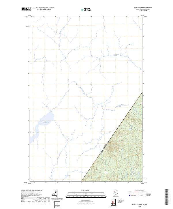 Saint Adalbert, ME-QC — USGS 7.5-minute topo (2024)