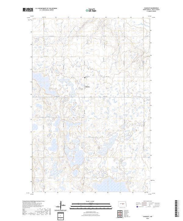 Chaseley, ND — USGS 7.5-minute topo (2024)