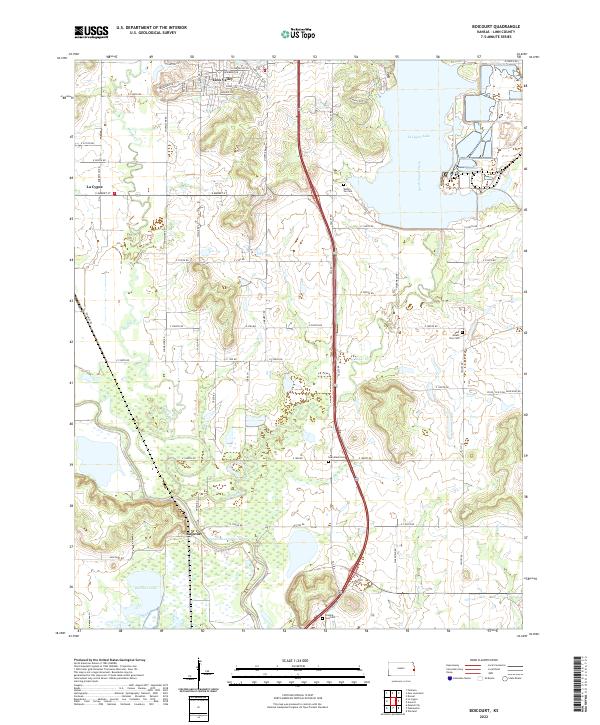 Boicourt, KS — USGS 7.5-minute topo (2022)