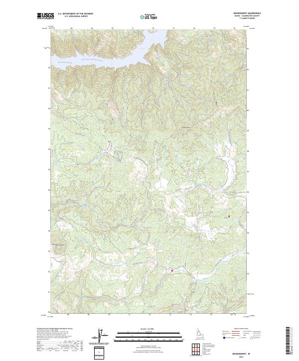 Grangemont, ID — USGS 7.5-minute topo (2024)