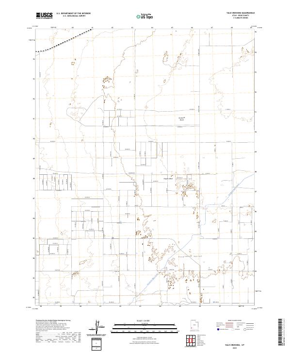 Yale Crossing, UT — USGS 7.5-minute topo (2023)