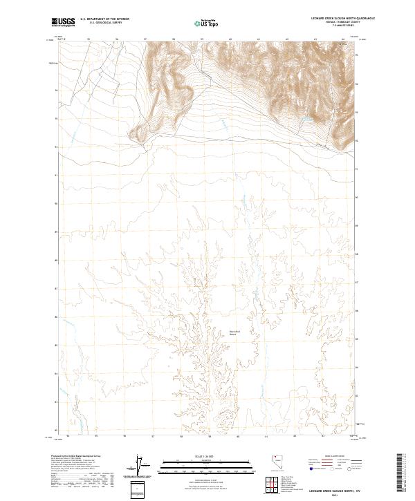 Leonard Creek Slough North, NV — USGS 7.5-minute topo (2021)