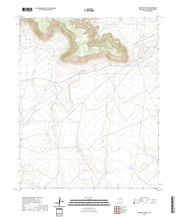 Montoya Point, NM — USGS 7.5-minute topo (2023)