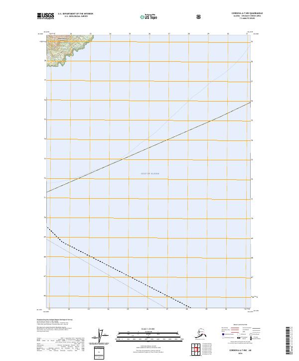 Cordova A-7 NW, AK — USGS 7.5-minute topo (2024)