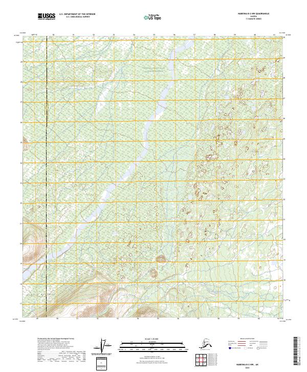 Nabesna B-2 NW, AK — USGS 7.5-minute topo (2023)