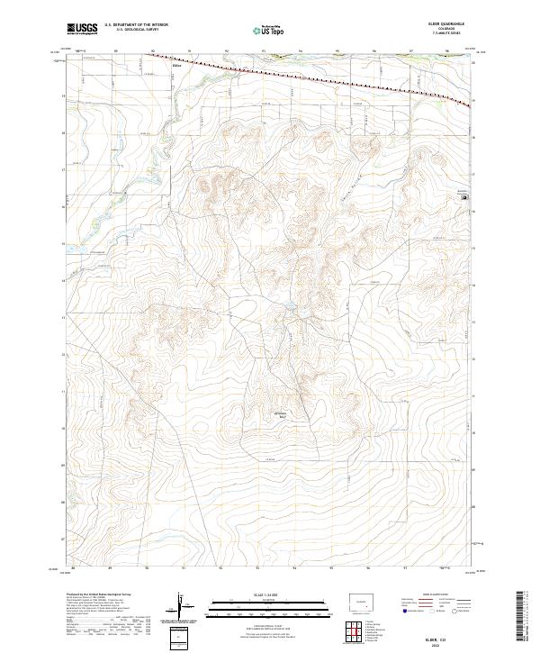 Elder, CO — USGS 7.5-minute topo (2022)