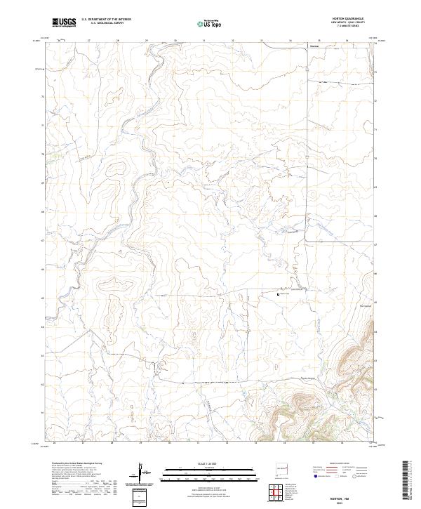 Norton, NM — USGS 7.5-minute topo (2023)