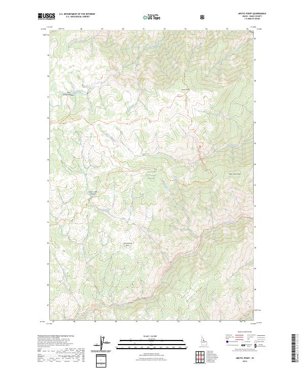 Arctic Point, ID — USGS 7.5-minute topo (2024)