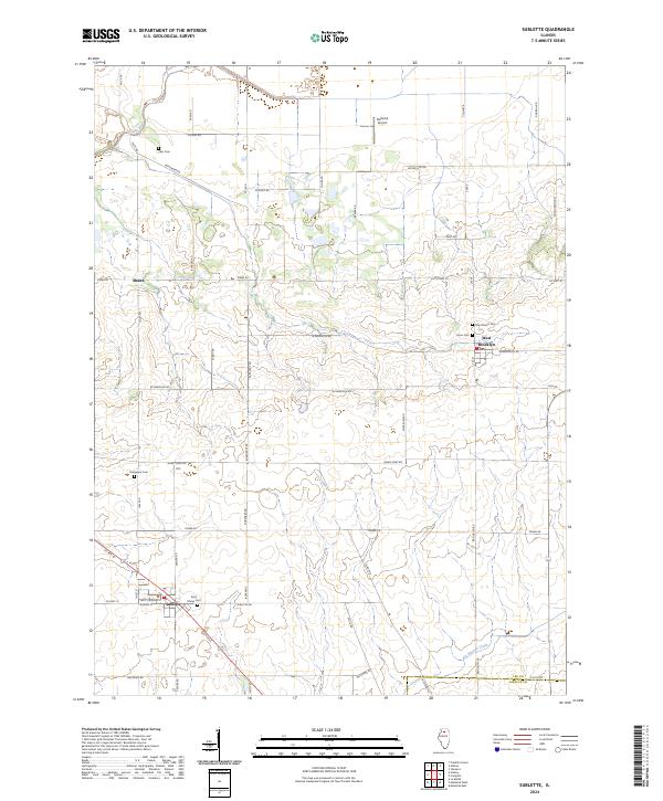 Sublette, IL — USGS 7.5-minute topo (2024)