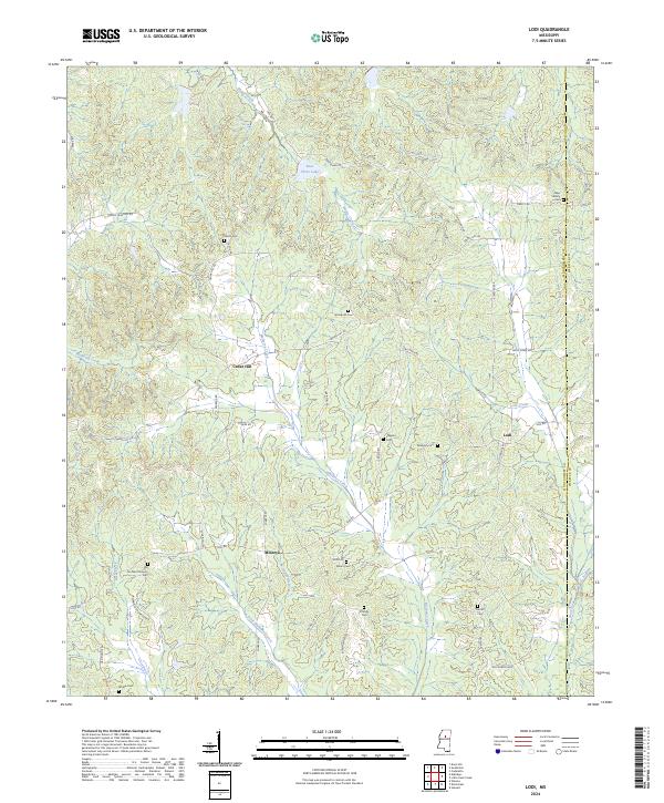 Lodi, MS — USGS 7.5-minute topo (2024)