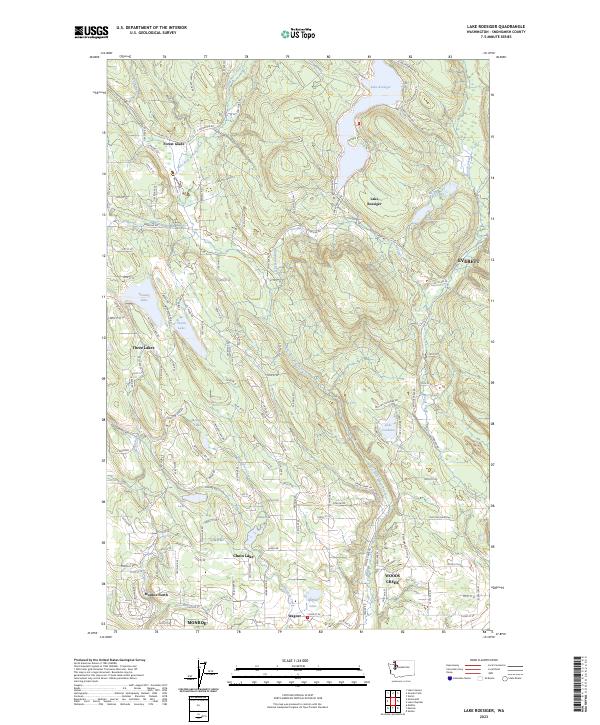 Lake Roesiger, WA — USGS 7.5-minute topo (2023)