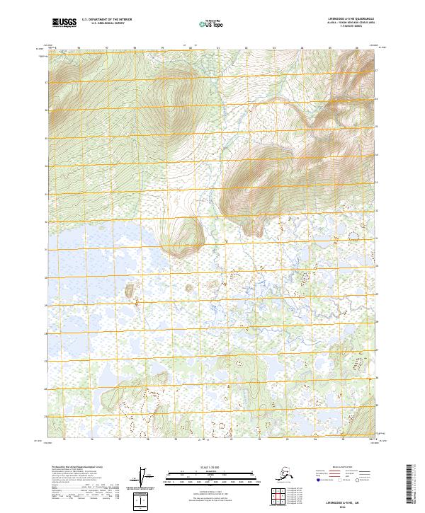 Livengood A-5 NE, AK — USGS 7.5-minute topo (2024)