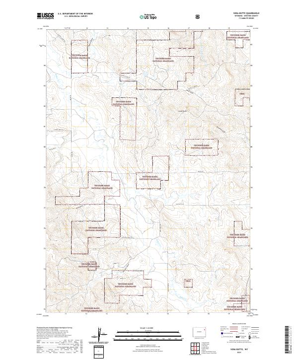 Soda Butte, WY — USGS 7.5-minute topo (2021)