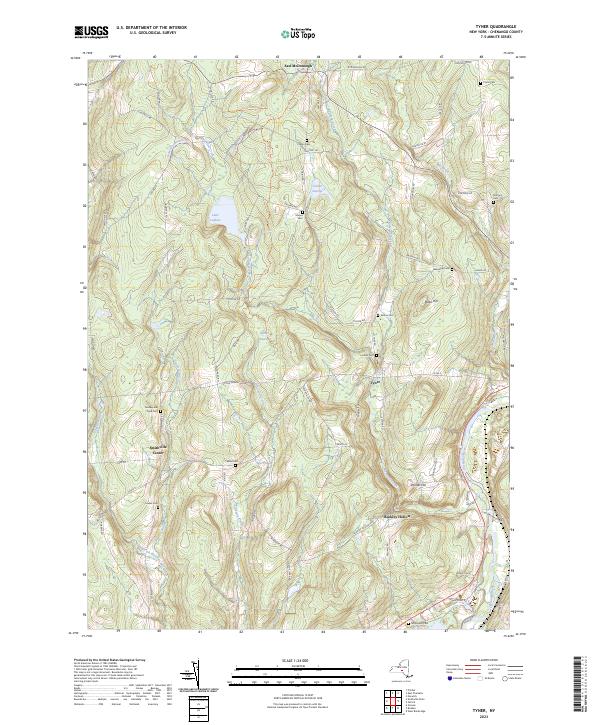 Tyner, NY — USGS 7.5-minute topo (2023)
