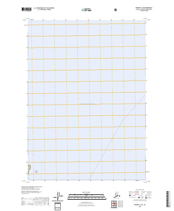 Seward C-3 SE, AK — USGS 7.5-minute topo (2023)