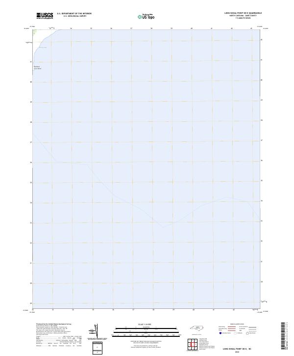 Long Shoal Point OE E, NC — USGS 7.5-minute topo (2022)