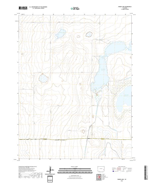 Swede Lake, CO — USGS 7.5-minute topo (2022)