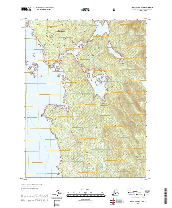 Prince Rupert D-3 NW, AK — USGS 7.5-minute topo (2021)