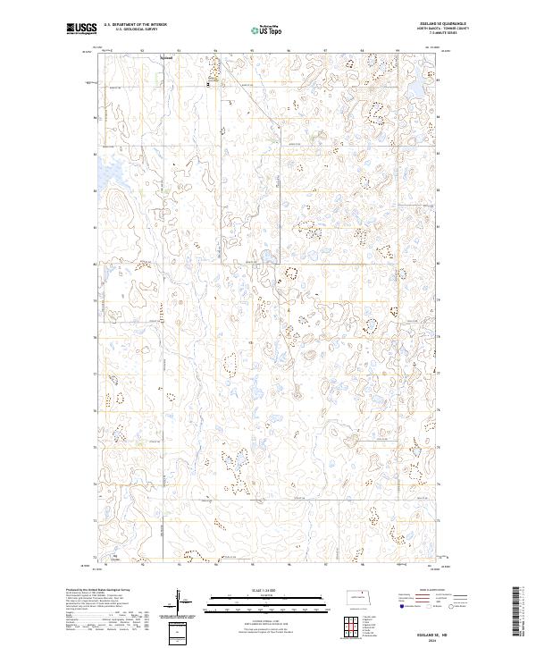 Egeland SE, ND — USGS 7.5-minute topo (2024)