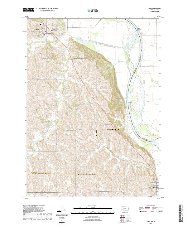 Macy, NE-IA — USGS 7.5-minute topo (2021)
